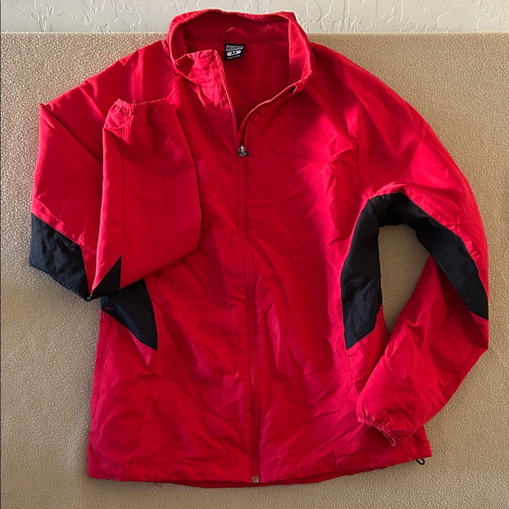 Red and Black Eastbay Windbreaker
